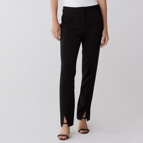 BCBGMaxAzria Pants - BCBG MAXAZRIA KURRA black slim-leg dress pants size 02